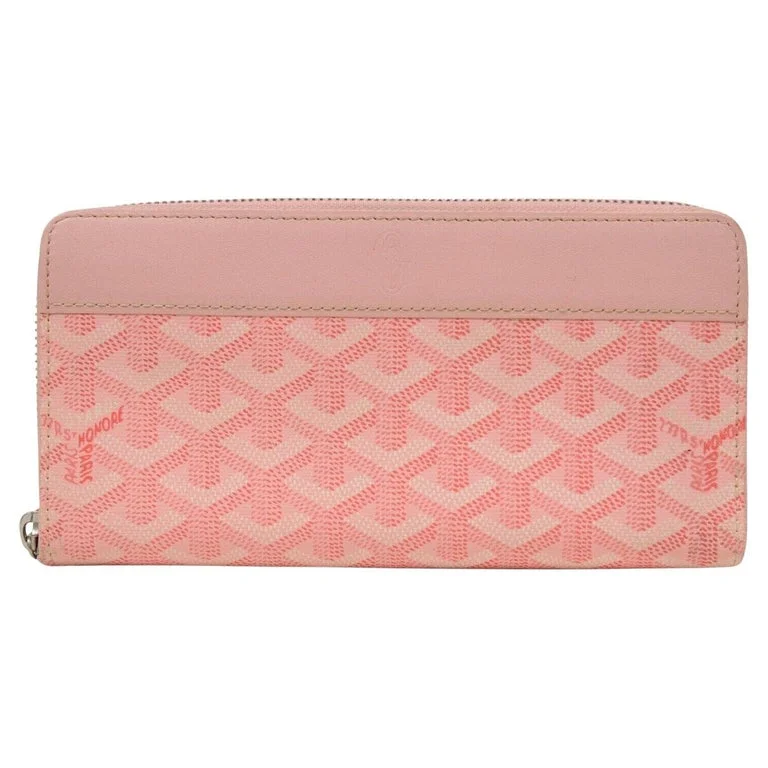 Matignon Zip Long Wallet, Pink