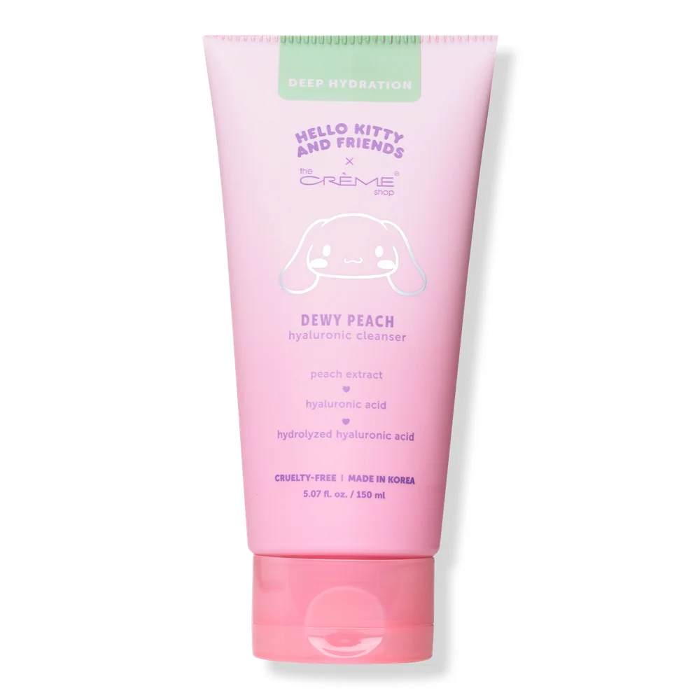 The Crème Shop Hello Kitty and Friends Dewy Peachy Hyaluronic Cleanser