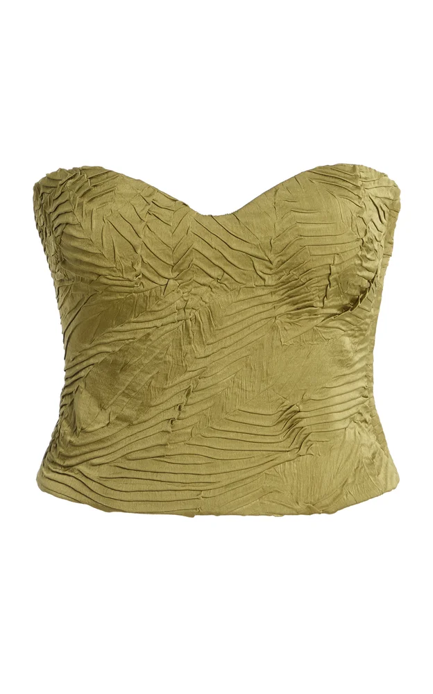 Heleen Sweetheart Satin Bustier Top