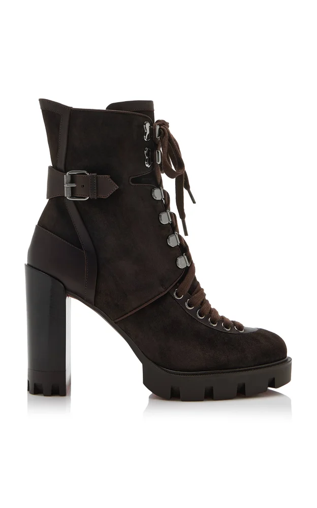 New Macademia 100mm Leather Ankle Boots