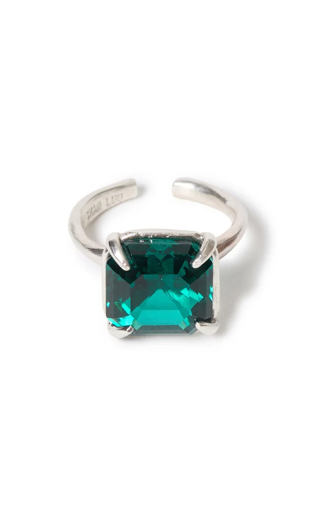 Caprice Sterling Silver Crystal Toe Ring