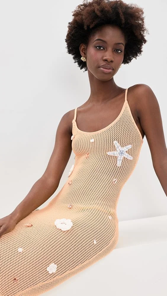Sand Shell Maxi Dress