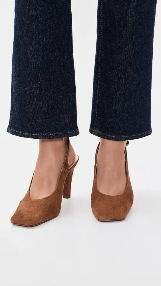 Gessia Slingback Suede Heels