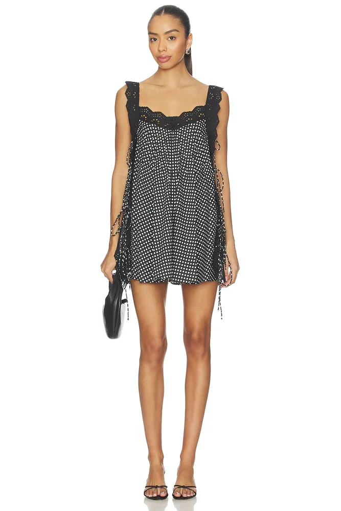 Lucilla Eyelet Mini Dress