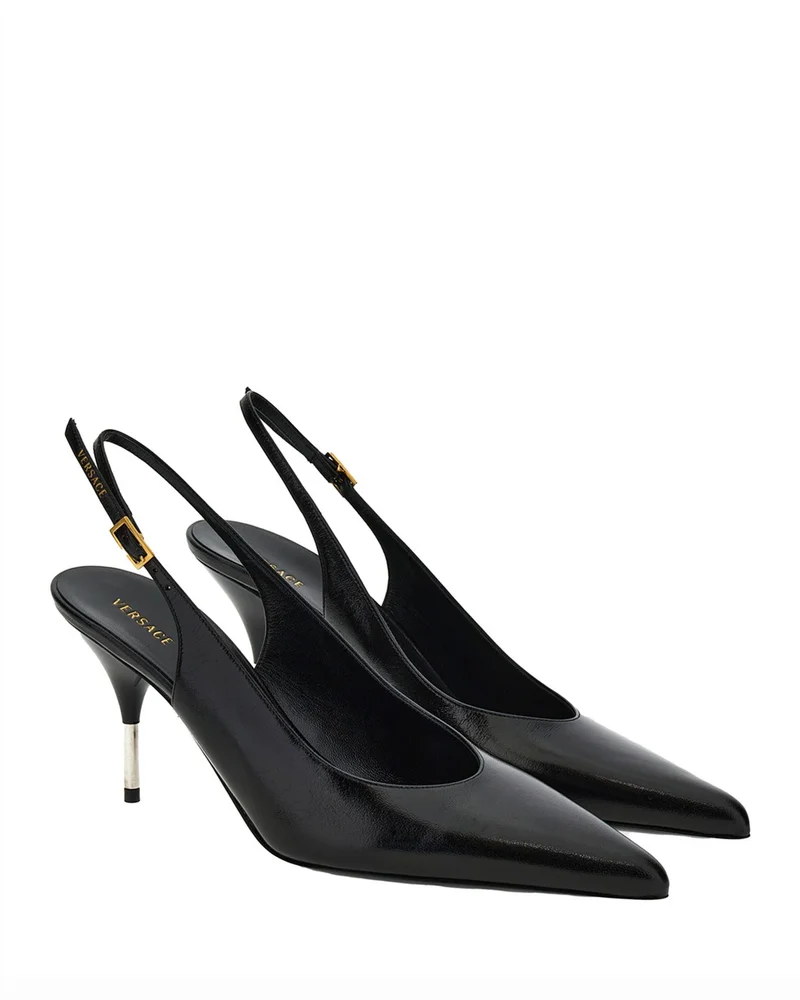 Women's Nyx Pointed Leather Slingback Pumps