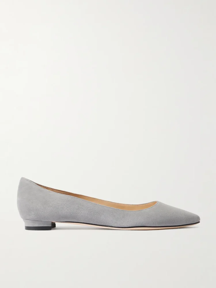 BB suede ballet flats