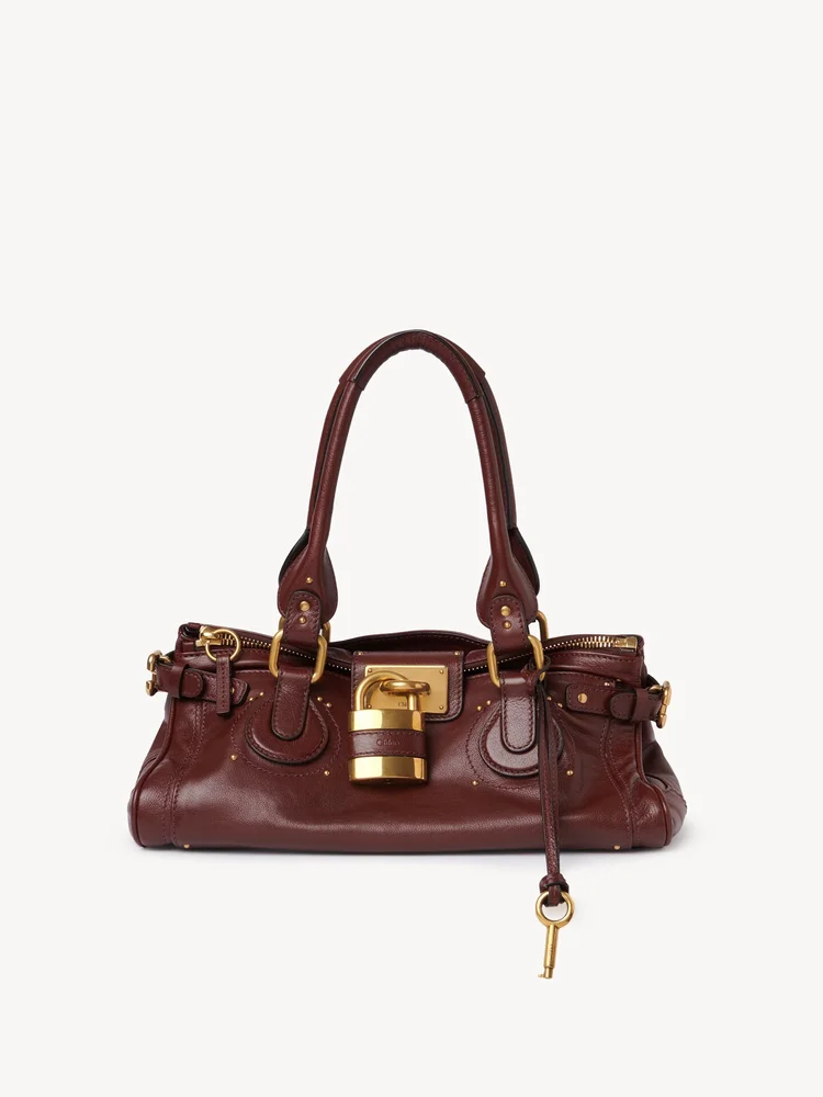 Paddington Bag in Grained Leather, Crafty Brown