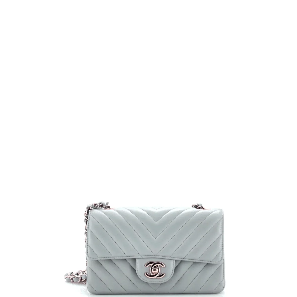 Pre-Owned Chanel Rectangular Mini Classic Flap Bag 20cm