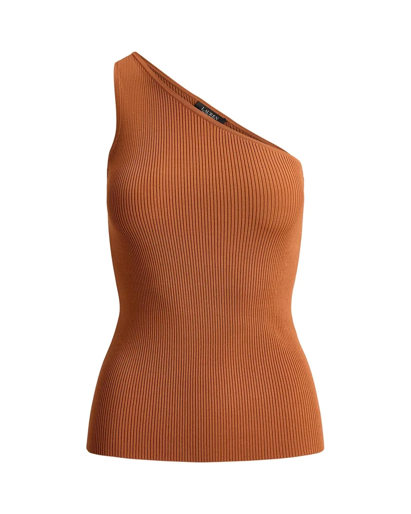 Rib Knit One Shoulder Sweater