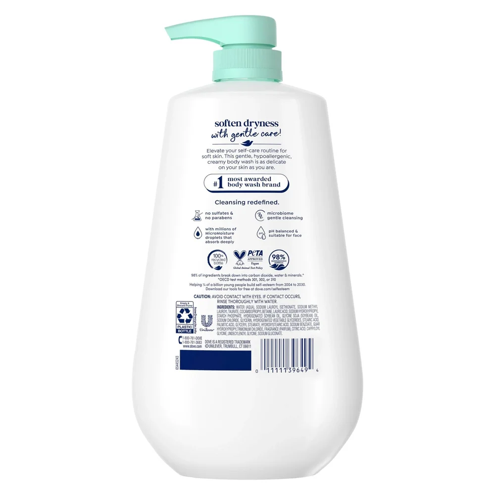 Beauty bath & body care Dove Beauty Sensitive Skin Body Wash Pump