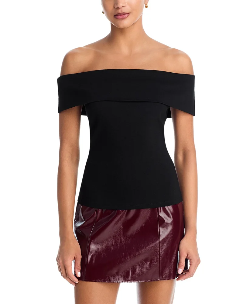 Ponte Off-the-Shoulder Top - Exclusive