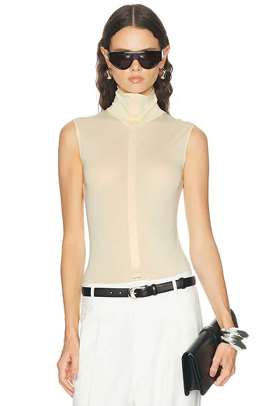 Transparent Sleeveless Bodysuit