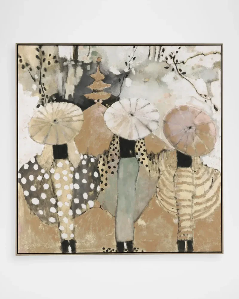 "Patterned Parade" Framed Giclee by Mary Pratt