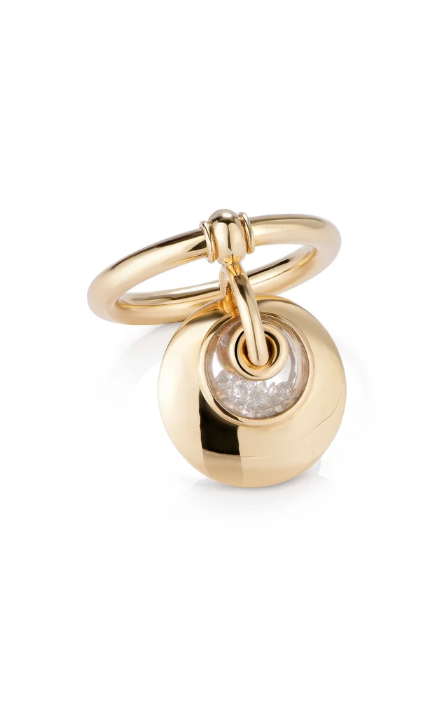 Marcel Flip 18k Yellow Gold Diamond Ring