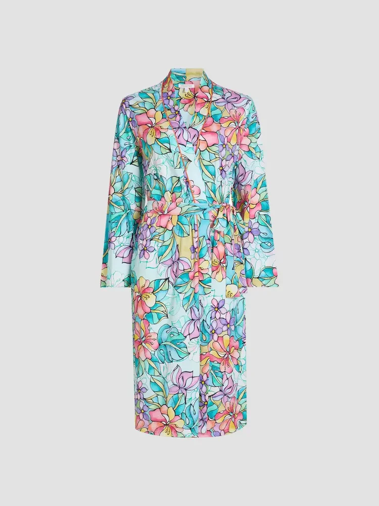 The Jonesy Floral Cotton-Blend Robe