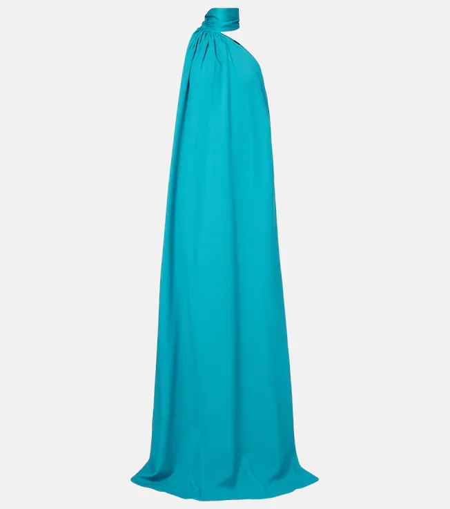Astor crêpe cady gown
