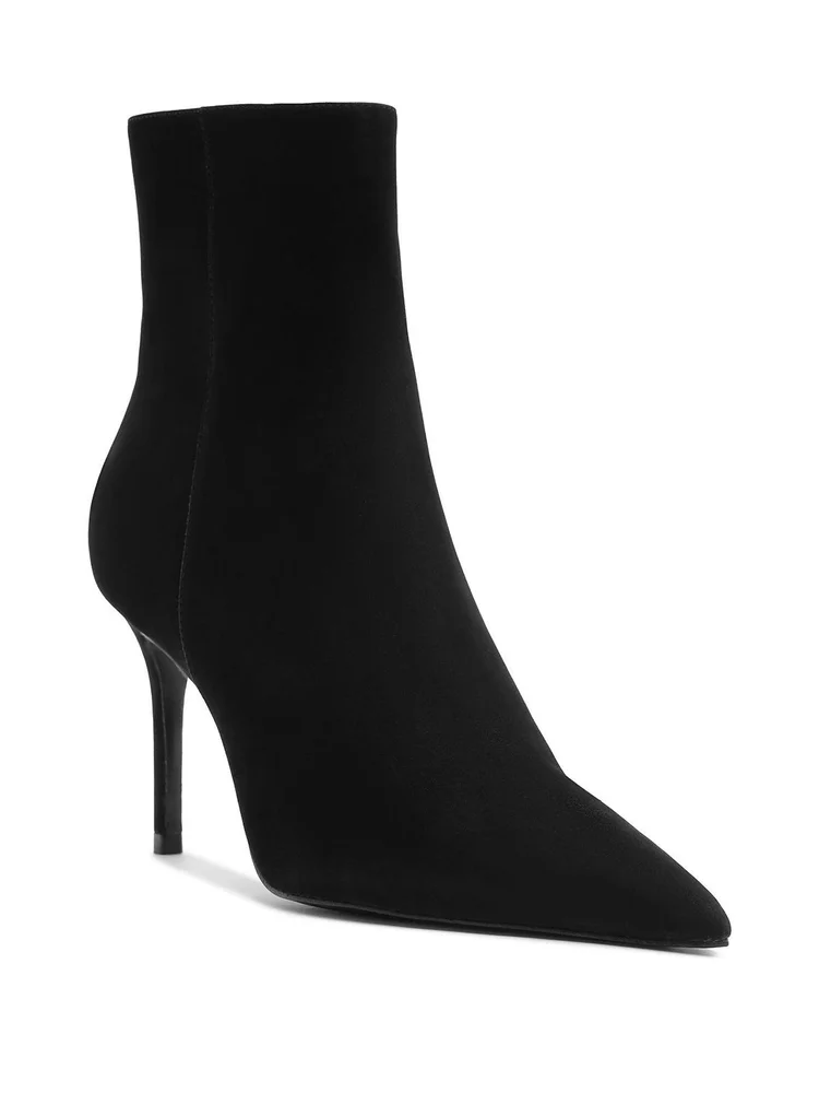Mikki Suede Stiletto Ankle Boots