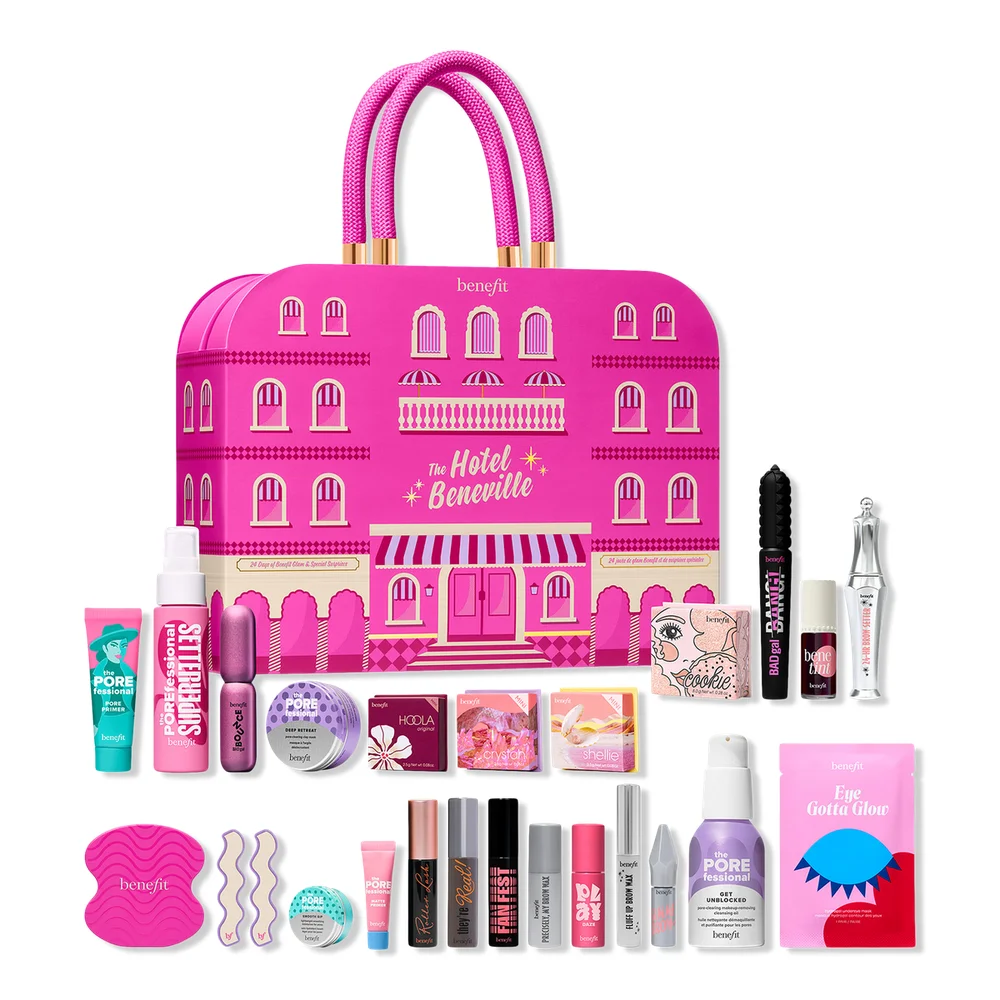 The Hotel Beneville 24-Day Beauty Advent Calendar Holiday Gift Set