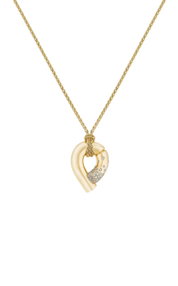 Medium Oera 18K Yellow Gold Pendant