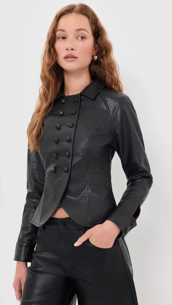 Form Faux Leather Jacket