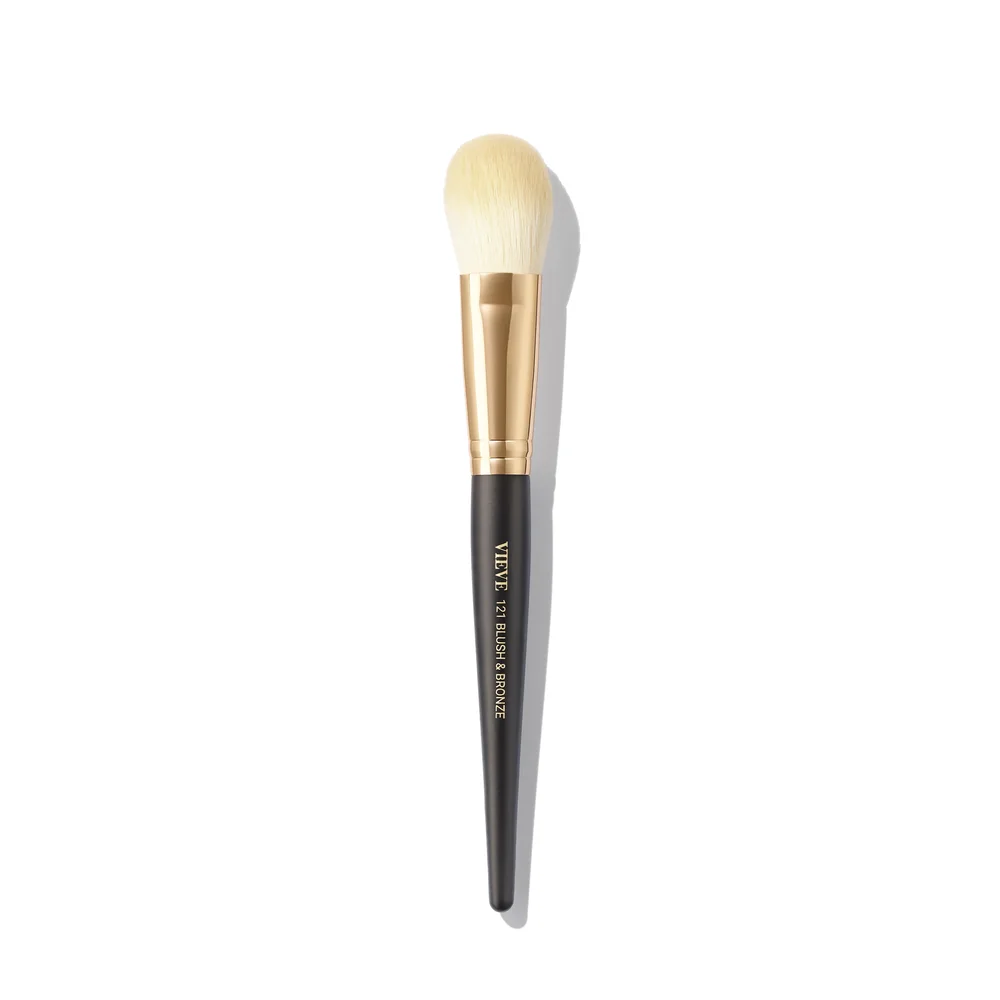 double-ended cream & powder bronzer brush