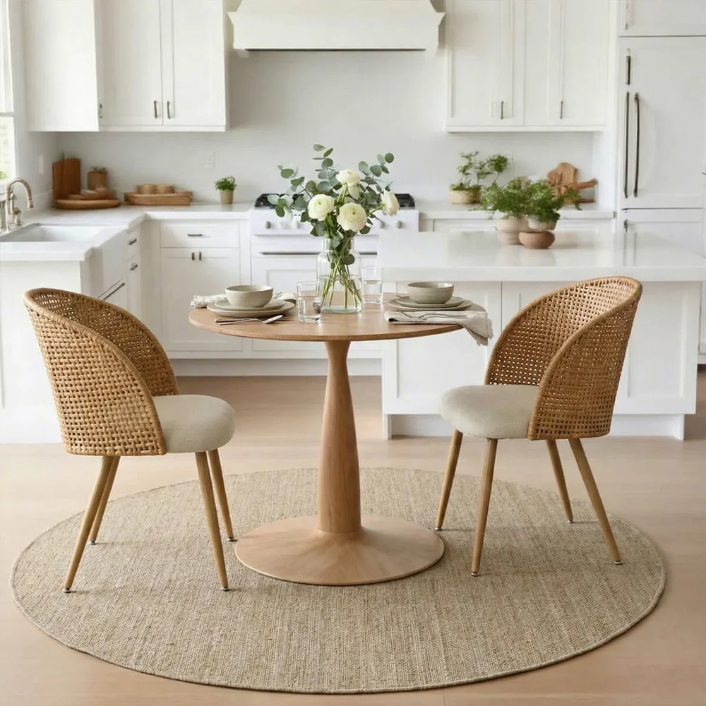 Round Dining Table Set for Two