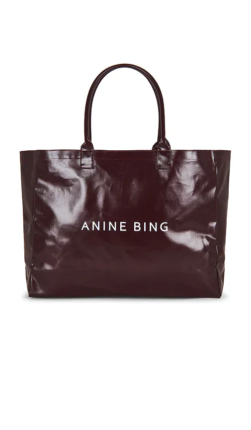 Leo Coated Canvas Tote Bag