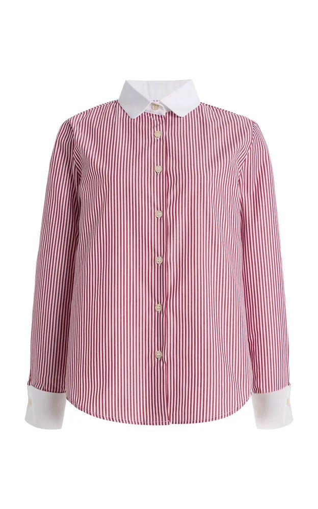 Shelby Striped Wool-Cotton Shirt