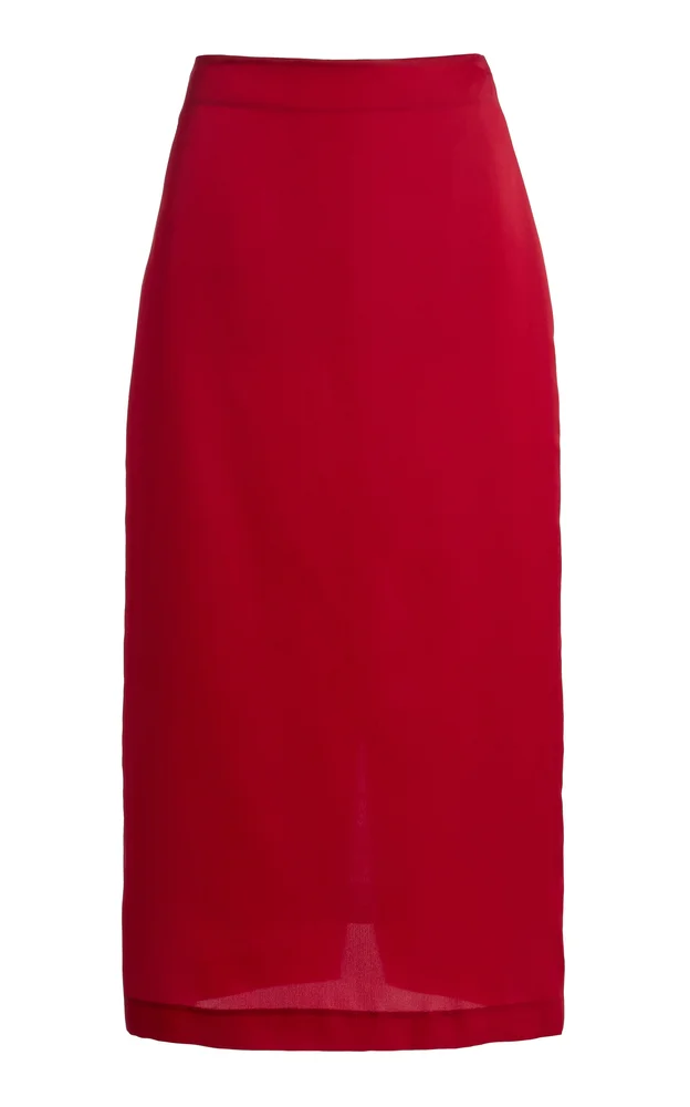 Exclusive Sandrita Silk Midi Skirt