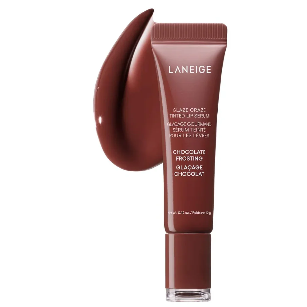Glaze Craze Tinted Polypeptide Lip Serum Treatment in Chocolate Frosting