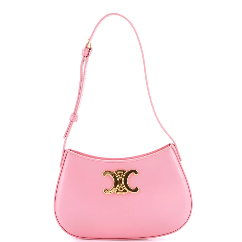 Pre-Owned Triomphe Tilly Bag Smooth Calfskin Medium