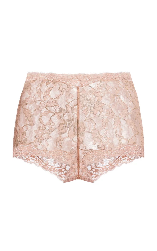 Stretch Lace Mini Shorts