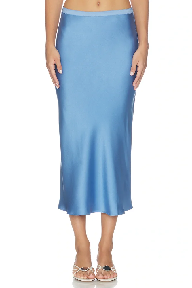 Bar Silk Skirt