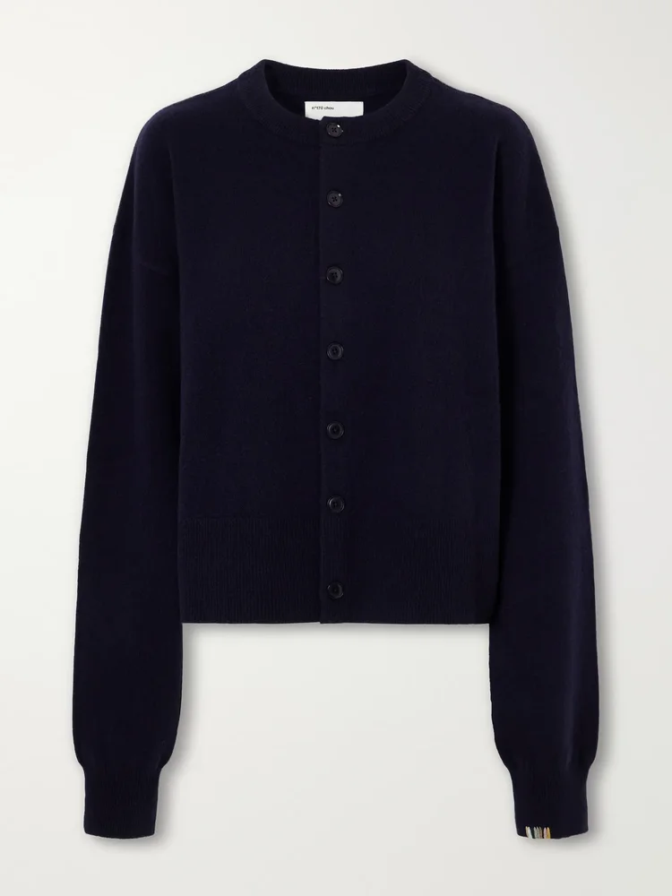Cashmere-blend cardigan