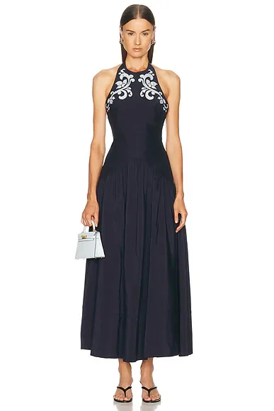 Dillon Applique Halter Gown