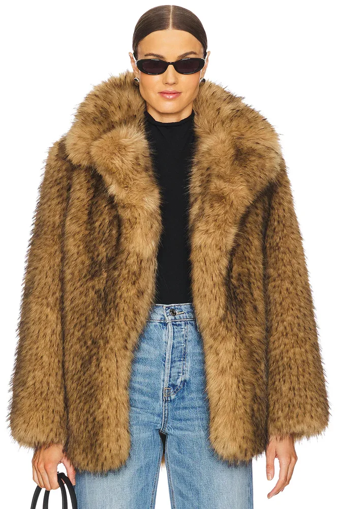 Gamine Faux Fur Jacket