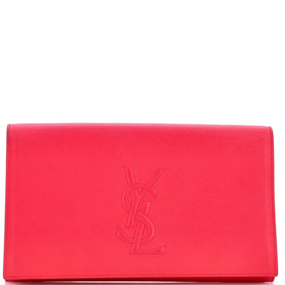 Pre-Owned Belle de Jour Clutch Leather Large