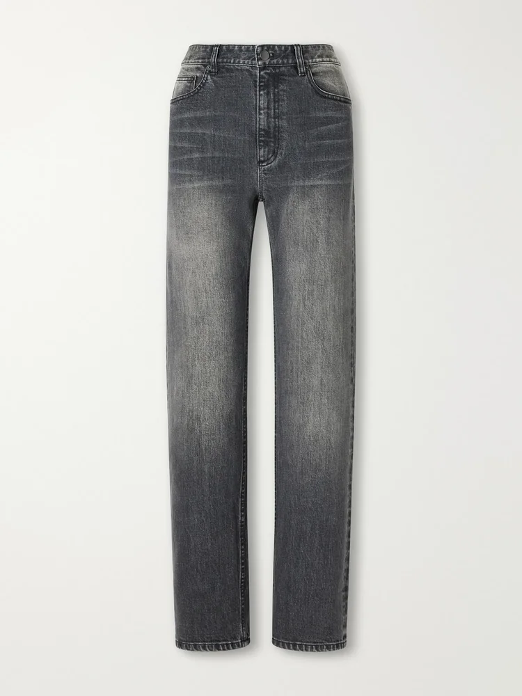Charlotte mid-rise straight-leg jeans