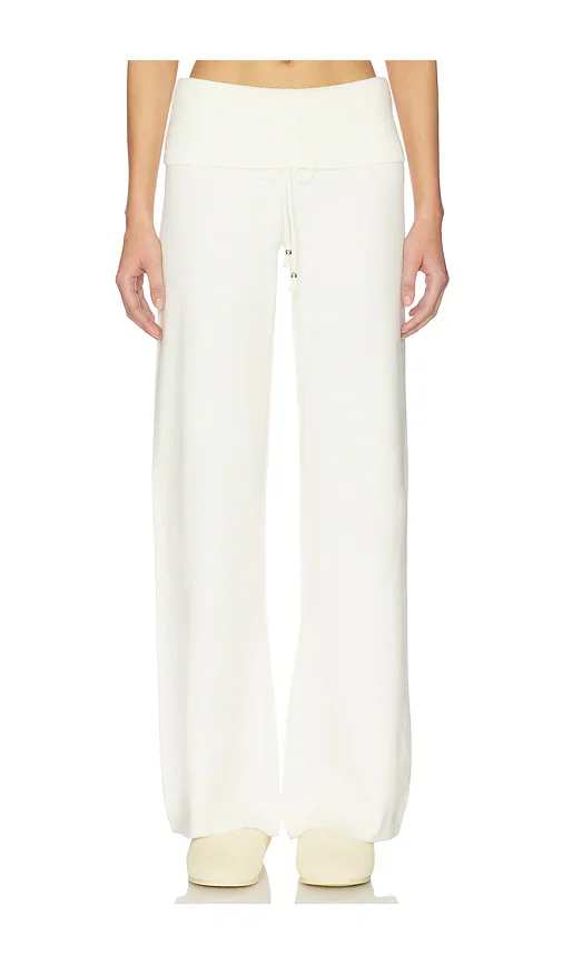 Mellow Knit Pants - White