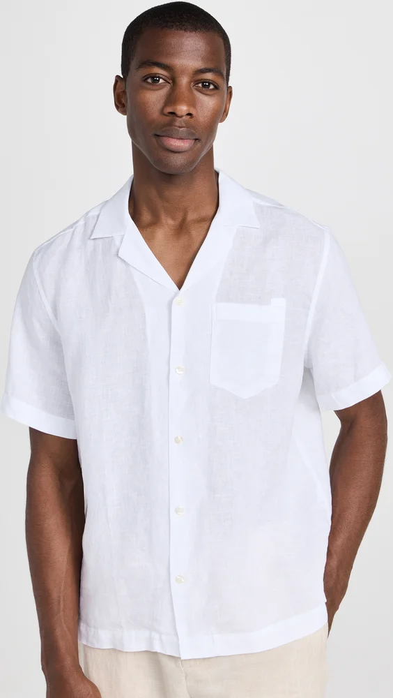 Angelo Linen Shirt (White)