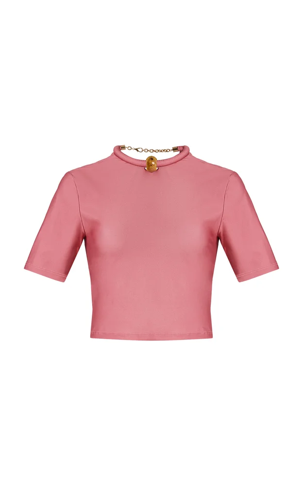 Exclusive Rio Cropped Jersey Top