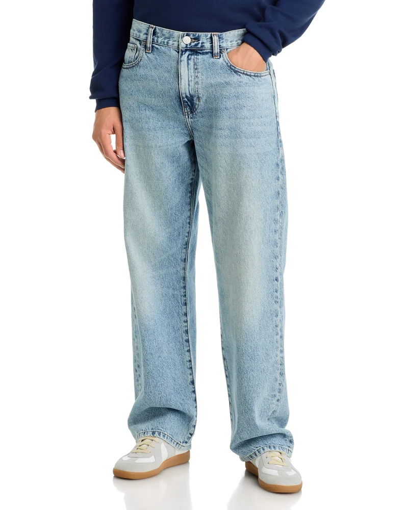 Wade II Light Wash Baggy 30" Jeans in Light Indigo