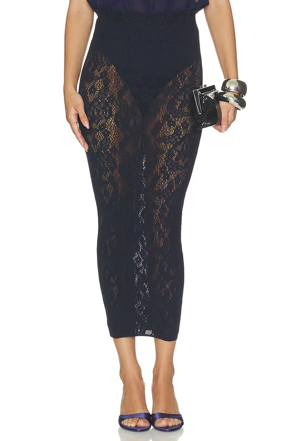 Infinite Rose Net Skirt