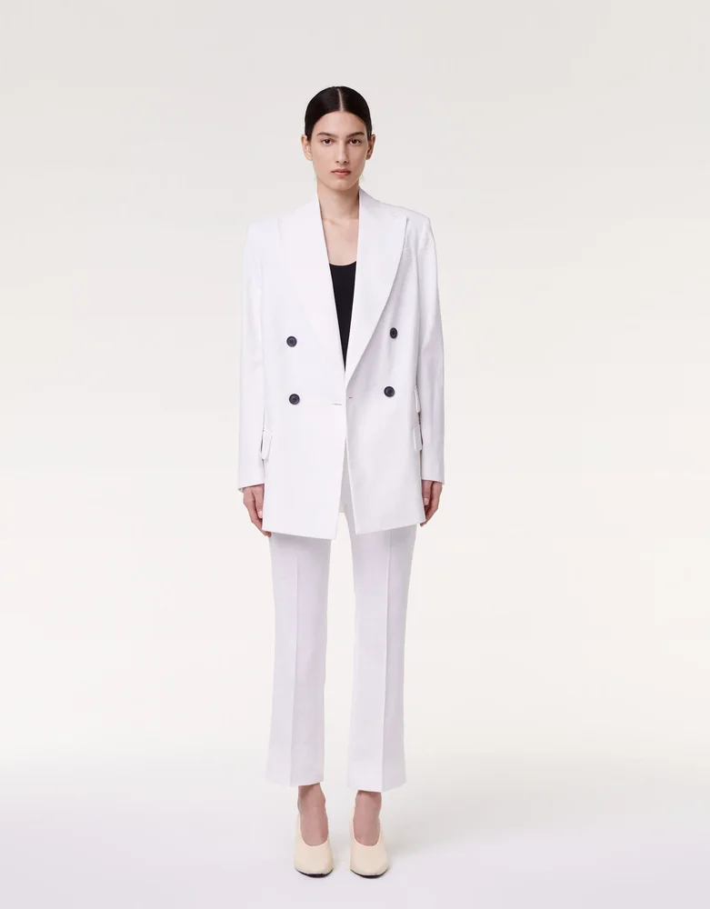Double Breasted Side Zip Jacket - Resale