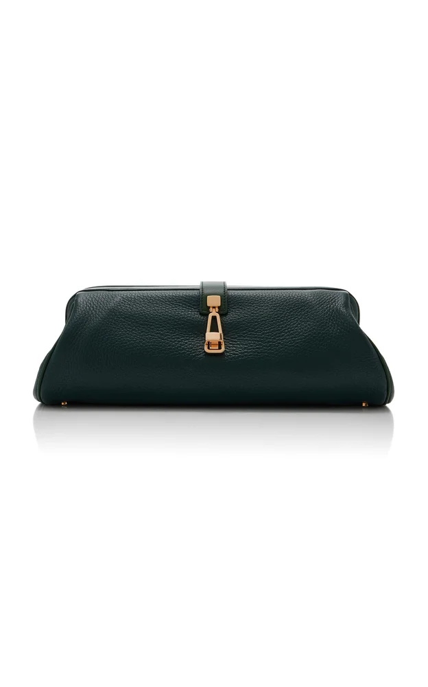 Paola Leather Clutch
