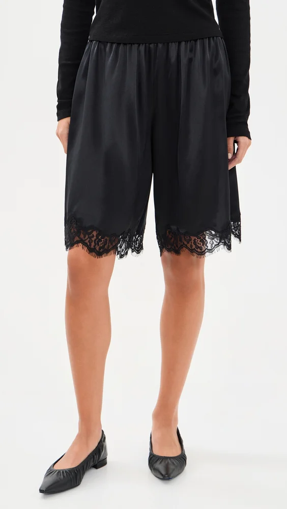 Clara Silk Bermuda Shorts