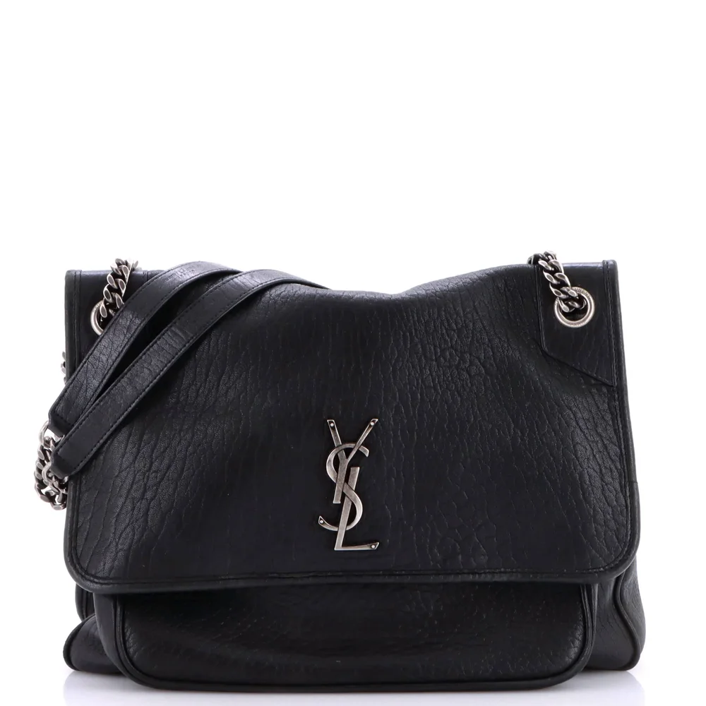 Pre-Owned Niki Chain Flap Bag Leather Large