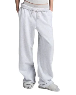 COTTON FLEECE CLASSIC STRAIGHT LEG PANT | LIGHT HEATHER GREY