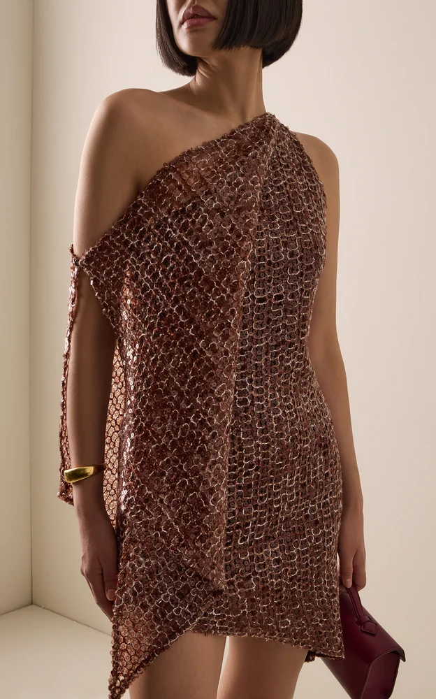 Exclusive Velma Crochet Sequin Dress
