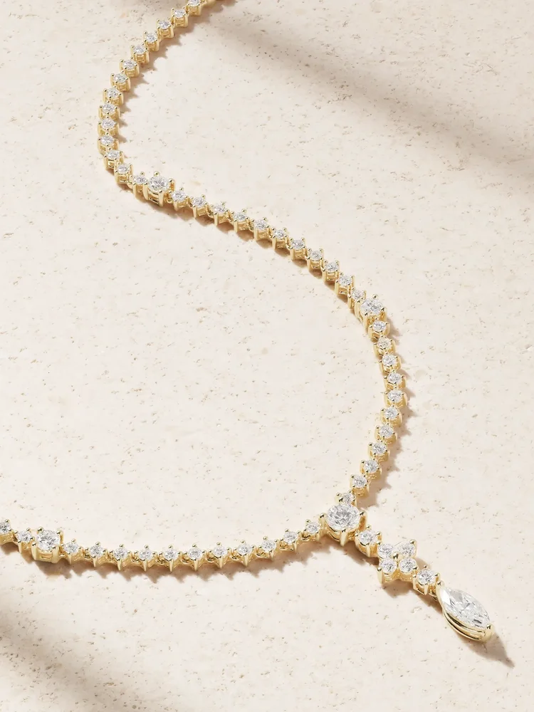 Vivi 18-karat gold diamond necklace